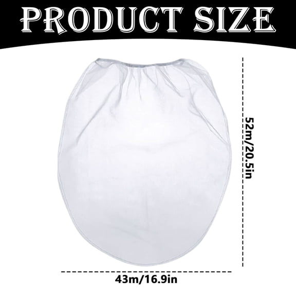 Paint Strainer Bags,5 Gallon Fine Mesh Bag,Nylon Material,20.5"×16.9",2PC (White)
