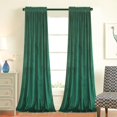thumbnail image 1 of Cortinas Roslynwood de Terciopelo Verde Esmeralda 132x274 cm 2 Paneles, 1 of 8