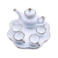 thumbnail image 1 of Utensilios de comedor Zulema Juego de tazas blanco, 1 of 8