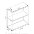 thumbnail image 3 of Furinno Moretti Modern Wide Stackable Shelf, Columbia Walnut, 3 of 4