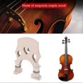 thumbnail image 3 of Standard Maple Bridge Replacement Part For Double Bass Adjustable Bass Bridge,3/4 Size, 3 of 5