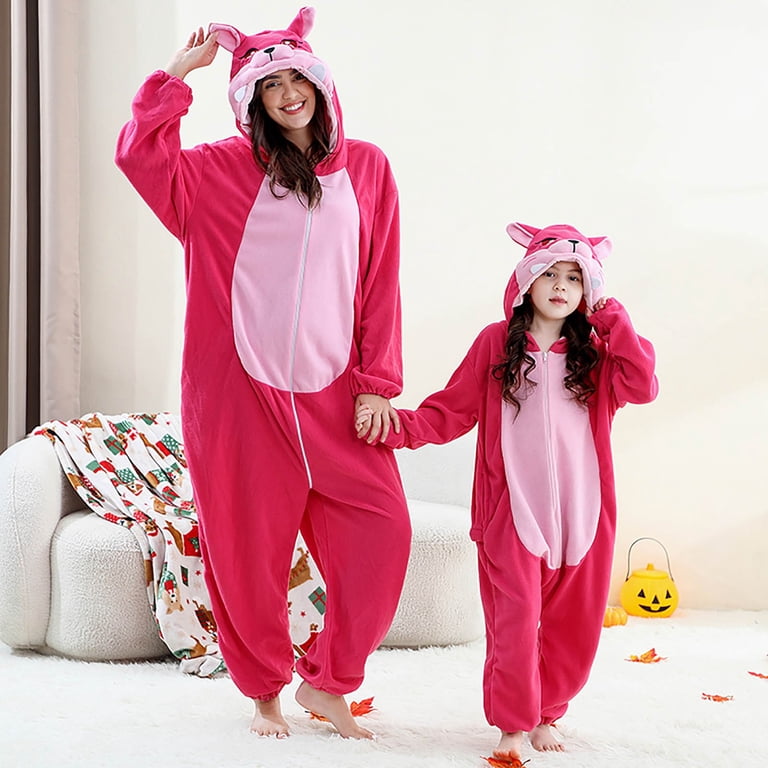 YUEHUA Kids Unisex Fox Onesie Pajama Family Matching Christmas