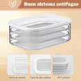 thumbnail image 3 of Caja De Almacenamiento De Alimentos Organizador Refrigerador Xtellar blanco, 3 of 4