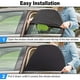 thumbnail image 3 of 2 Pack Car Window Shade Breathable Mesh Protect Privacy for Kids Universal Fit Most Cars, 3 of 5