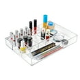thumbnail image 3 of Large Clear Cosmetic Organizer for Counter with Compartments, 3 of 4
