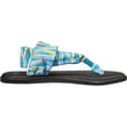 thumbnail image 3 of Sanuk Womens Yoga Sling 2 Print, BLUE / GREEN MOD GEO, 6, 3 of 3
