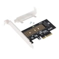 thumbnail image 1 of Adaptador M2 M.2 SSD Tarjetas de Expansión de Computadora Hugo Adaptador PCIE a NVMe M2, 1 of 6