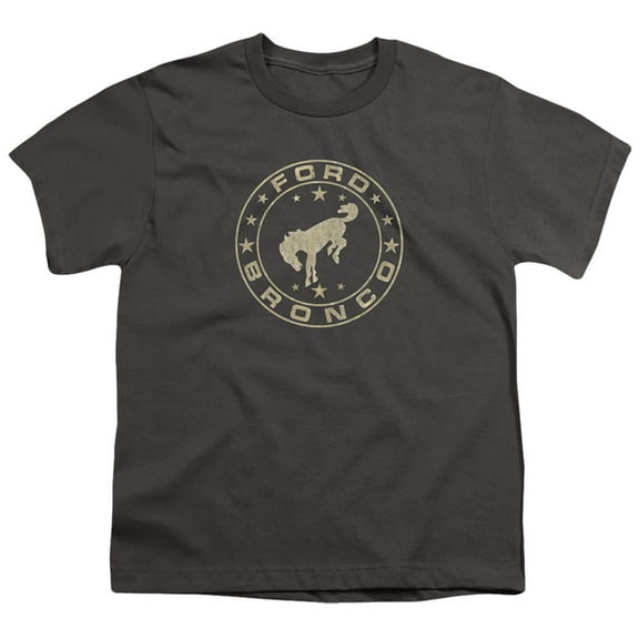 Ford Bronco Vintage Star Bronco S/S Youth 18/1 T-Shirt Charcoal