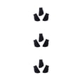 thumbnail image 1 of Soporte de goma profesional Sonducket Paquete de 3 pies de tambor Instrumento musical, 1 of 6