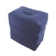 thumbnail image 4 of 2 reposapiés inflables duraderos para aviones y oficinas. Azul Profundo Azul Claro, 4 of 9