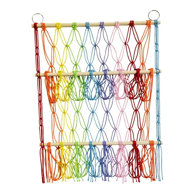 jesticaly Environmentally Friendly Cotton Rope Stuffed Hammock Net Soft Plush Toy Storage Organizer For Playrooms . Dorm Room