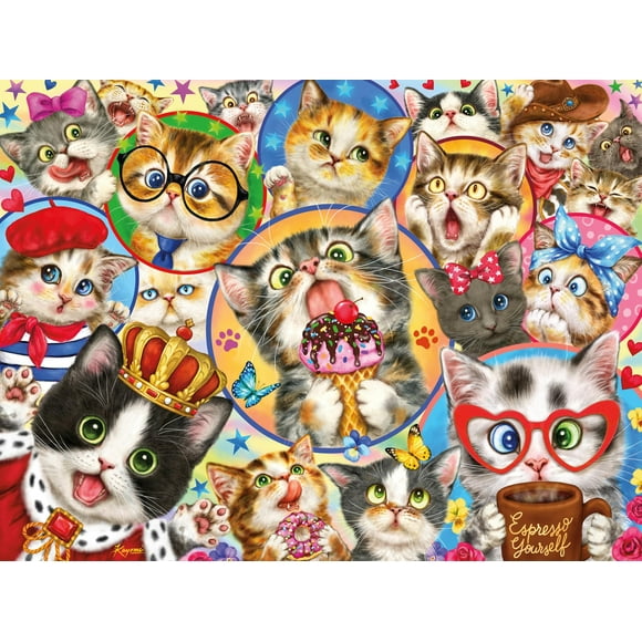 Rompecabezas Ceaco Character Cats, 500 piezas