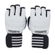 thumbnail image 1 of Guantes de kickboxing, guantes de entrenamiento de medio dedo, guantes de saco para artes marciales, guantes de MMA Blanco, 1 of 9
