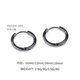 thumbnail image 4 of Moda Simple para hombres y mujeres Minimal Huggie Hoop Espárragos chapados en oro Joyería de moda fina Pendientes con clip oso de fresa Hogar, 4 of 5
