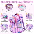 thumbnail image 3 of AoDai Three-piece schoolbag set for teenagers, middle school student backpack, lightweight and durable, casual outdoor backpack, 3 of 9