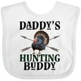 thumbnail image 3 of Inktastic Turkey Hunter Daddys Hunting Buddy Boys Baby Bib, 3 of 4