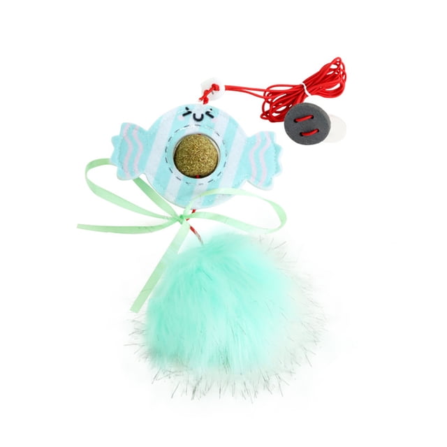 Methold Juguete interactivo para gatos curiosos: libera sus instintos naturales con el juego Katzenspielzeug Juguetes para gatos verde menta, sacos menta