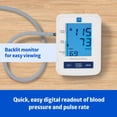 thumbnail image 2 of Monitor de presión arterial digital Medline, brazalete para adultos, pantalla LCD digital, almacena hasta 90 lecturas, baterías incluidas, 2 of 5