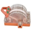 thumbnail image 4 of Interruptor De Cuchilla De Doble Tiro, Interruptor De Cuchilla De Desconexión De Seguridad De Cobre Completo Indicador LED Para Interruptor De Alimentación OTVIAP Double Throw Knife Switch, 4 of 8