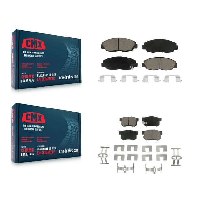 CMX Front Rear Ceramic Brake Pads Kit for Car Honda Accord Acura CL KCX-100174