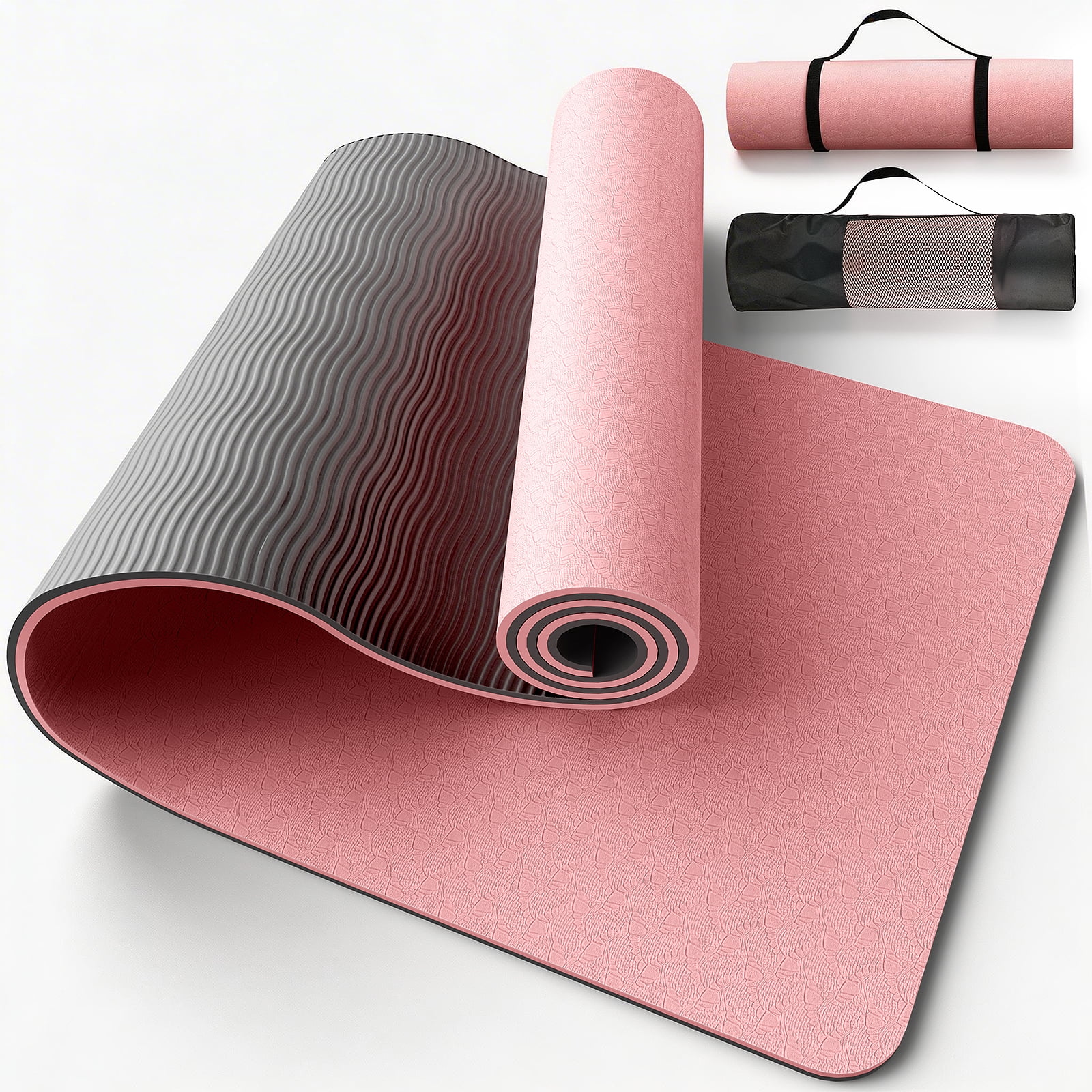 Signature Fitness Wide Foam Workout Pink Pilates 1