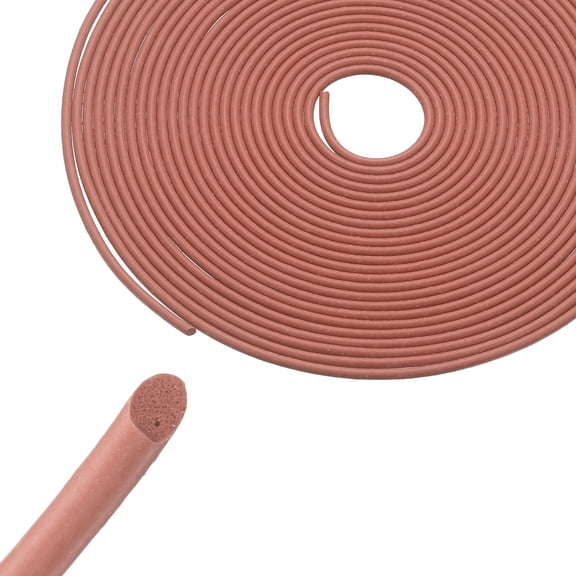 Uxcell 16Ft Backer Rod, 0.12 Inch Thick Silicone Rubber Foam Caulk Saver, Weather Strip Seal for Sealing Concrete Gaps, Expansion Joints, Crack Filling, Doors, Windows, Red