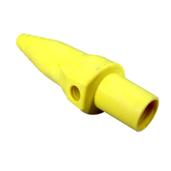 Leviton 16SDF-22Y Yellow 16 Series Female Cam-Type Detachable Plug Insulator Sleeve