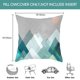 thumbnail image 3 of Funda de almohada NQ 45 x 45 cm Juego de 2 con cremallera decorativa blanca, 3 of 5