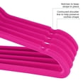 thumbnail image 4 of 10 perchas de terciopelo antideslizantes para bebé, ahorradoras de espacio, ganchos giratorios de 360 grados, organizador de secado de ropa para niños de fieltro flocado., 4 of 8