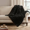 thumbnail image 2 of Home Essence Oversized Ruched Fur Throw, 2 of 5