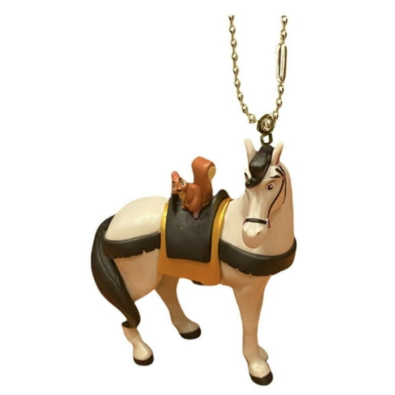 Sleeping Beauty Prince Philip Horse Samson Keychain Dangler Ornament PVC Figure