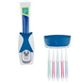 thumbnail image 4 of Shoreew Automatic Toothpaste Dispenser Toothbrush Holder Set Simple Installation Wall Mounted Bathroom Toothbrush Rack, 4 of 7