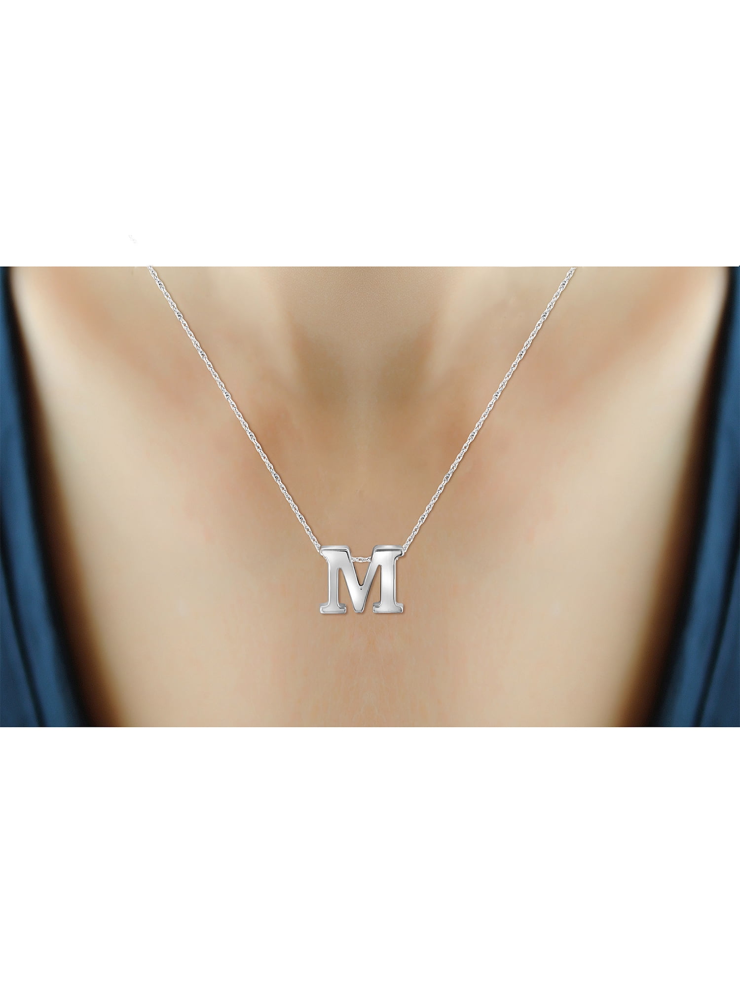 JewelersClub Sterling Silver A Initial Pendant