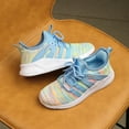 thumbnail image 2 of Kushyshoo Kids Sneakers Rainbow Blue Running Athletic Shoes for Girls Size 1 (Big Kid), 2 of 6