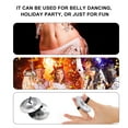 thumbnail image 3 of Danse 2 Pcs Cymbales de Doigts Ventre Dansant Cymbales de Doigts Argent Ventre Dansant Cymbales Rythme Battement Percussion Instrument de Musique pour Danseur Fête, 3 of 7