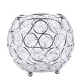 thumbnail image 2 of Candelabros votivos Jadeshay de cristal plateados cuenco resistentes y duraderos, 2 of 10
