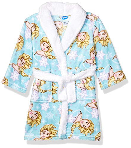 Details about   Disney Frozen Elsa & Anna Lilac Gown Soft Fleece Bathrobe Hooded Girls Robe 