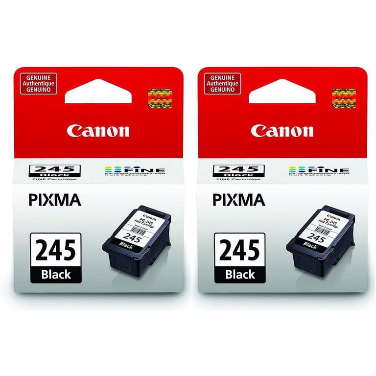 Canon Ink cFNpY Cartridge, Black PG-245 (2 Pack) - Walmart.com