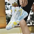 thumbnail image 4 of Bolognifi Men's Basketball Shoes Walking Running Breathable Comfortable Sneakers - MOON_5, 4 of 5