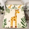 thumbnail image 2 of Castle Fairy Kids Boys Girls Kawaii Giraffe Animal Twin Sheet Sets,Wildlife Bedding, 2 of 7