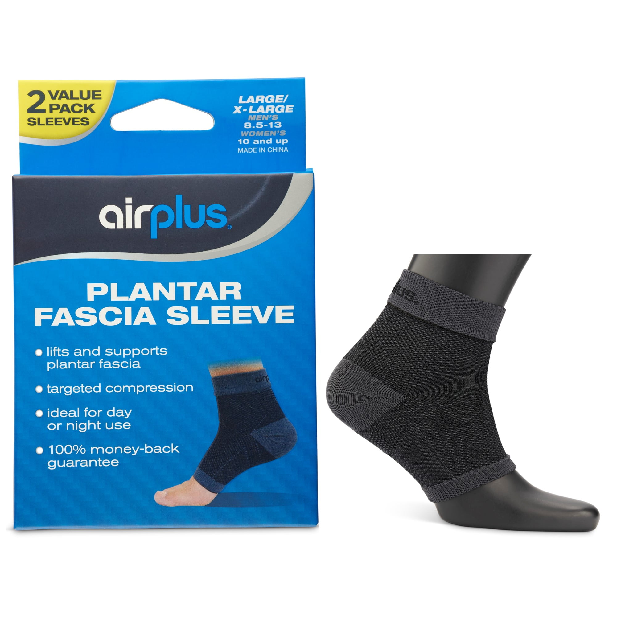 Airplus Plantar Fascia Sleeve Size L/XL - Walmart.com