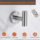 thumbnail image 4 of 6 PCS Porta Toallas, Gancho de Acero Inoxidable Set para Baño, Dormitorio, Cocina, Sala de Estar, Garaje, Aseo - Ganchos de Pared, 4 of 4