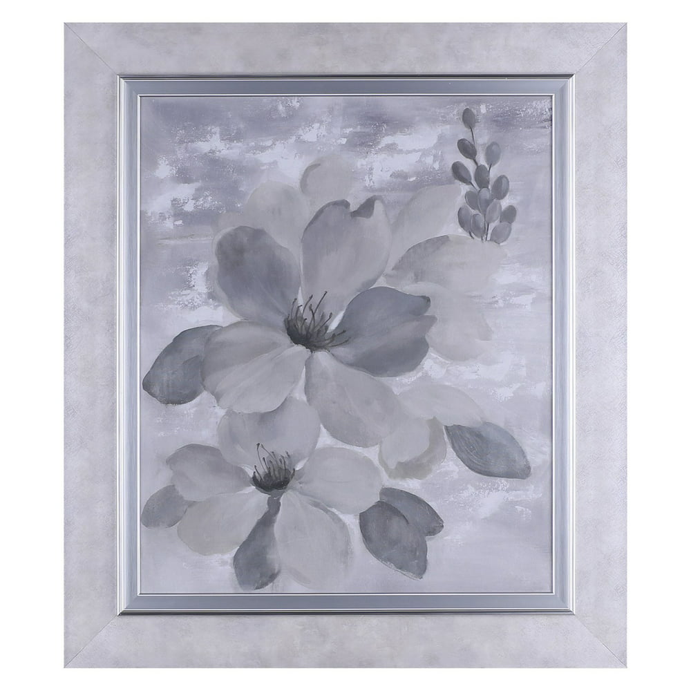 ArtMaison Canada Neutral Floral I Framed Paper Wall Art