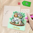 thumbnail image 4 of FLOPESN 6Pcs Happy Birthday DIY Diamond Art Painting Greeting Card,3D Folding Card Kit,White 4.5X9.1in Envelopes for Festival Gift-Birthday Cake, 4 of 9