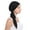 Black, variant on Under 5$ Hot Sales Summer Sales Women India Beading Muslim Stretch Turban Hat Cotton Hair Tail Head Scarf Wrap Navy One Size