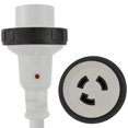 thumbnail image 2 of Conntek 17101-025RE Marine Shore Power 30 Amp Cable con indicador de luz (blanco 25 pies), 2 of 5