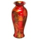 Heather Ann Creations W1039-06 Juillet 21 Po Vase en Céramique Déjouée et Laquée - Cuivre&44; Rouge & Or – image 1 sur 1