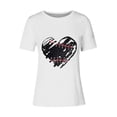 thumbnail image 4 of EINCcm Summer Tops for Women Graphic Tshirts Oversized Tees Casual Floral Crew Neck Short Sleeve Blouse Top, 4 of 4