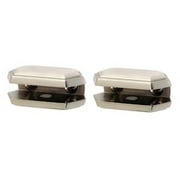 Alno A7750 Nicole 2-1/4" Wide Glass Shelf Mounting Brackets - Nickel