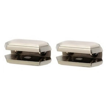 Alno A7750 Nicole 2-1/4" Wide Glass Shelf Mounting Brackets - Nickel